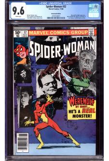 SPIDER-WOMAN #32 CGC 9.6 WHITE PAGES front cover