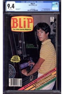 BLIP #1 CGC 9.4 WHITE PAGES front cover