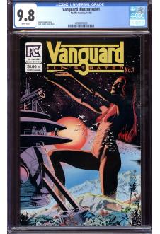 VANGUARD ILLUSTRATED #1 CGC 9.8 WHITE PAGES front cover