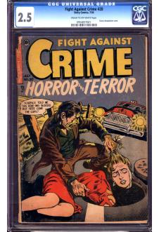 FIGHT AGAINST CRIME #20 CGC 2.5 CR/OW PAGES front cover