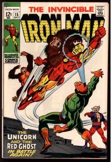 IRON MAN #15 5.0 front cover