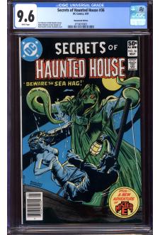SECRETS OF HAUNTED HOUSE #36 CGC 9.6 WHITE PAGES front cover