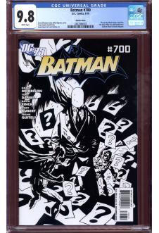 BATMAN #700 CGC 9.8 WHITE PAGES front cover