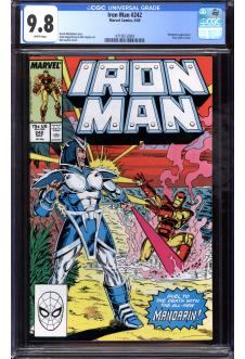 IRON MAN #242 CGC 9.8 WHITE PAGES front cover