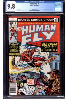 HUMAN FLY #8 CGC 9.8 WHITE PAGES front cover