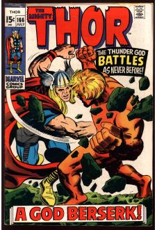 THOR #166 6.5 front cover
