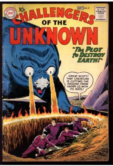 CHALLENGERS OF THE UNKNOWN #9 3.0 front cover