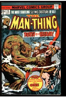 MAN-THING #16 7.5 front cover