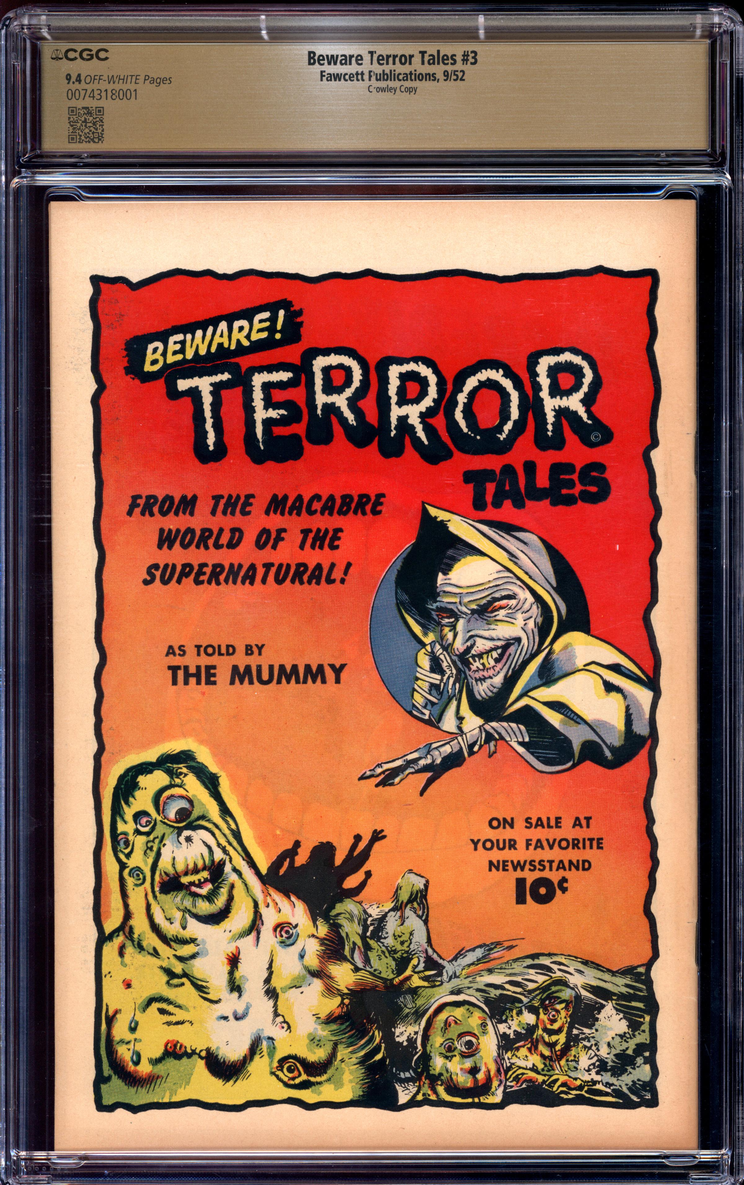BEWARE TERROR TALES Back Cover