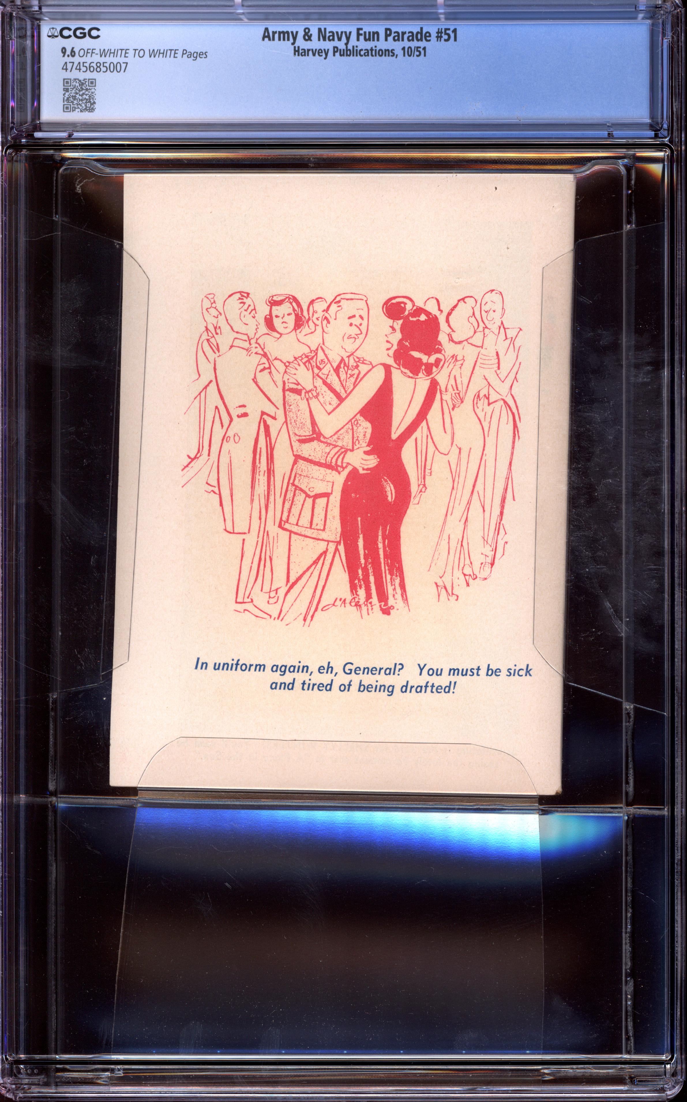 ARMY & NAVY FUN PARADE Back Cover