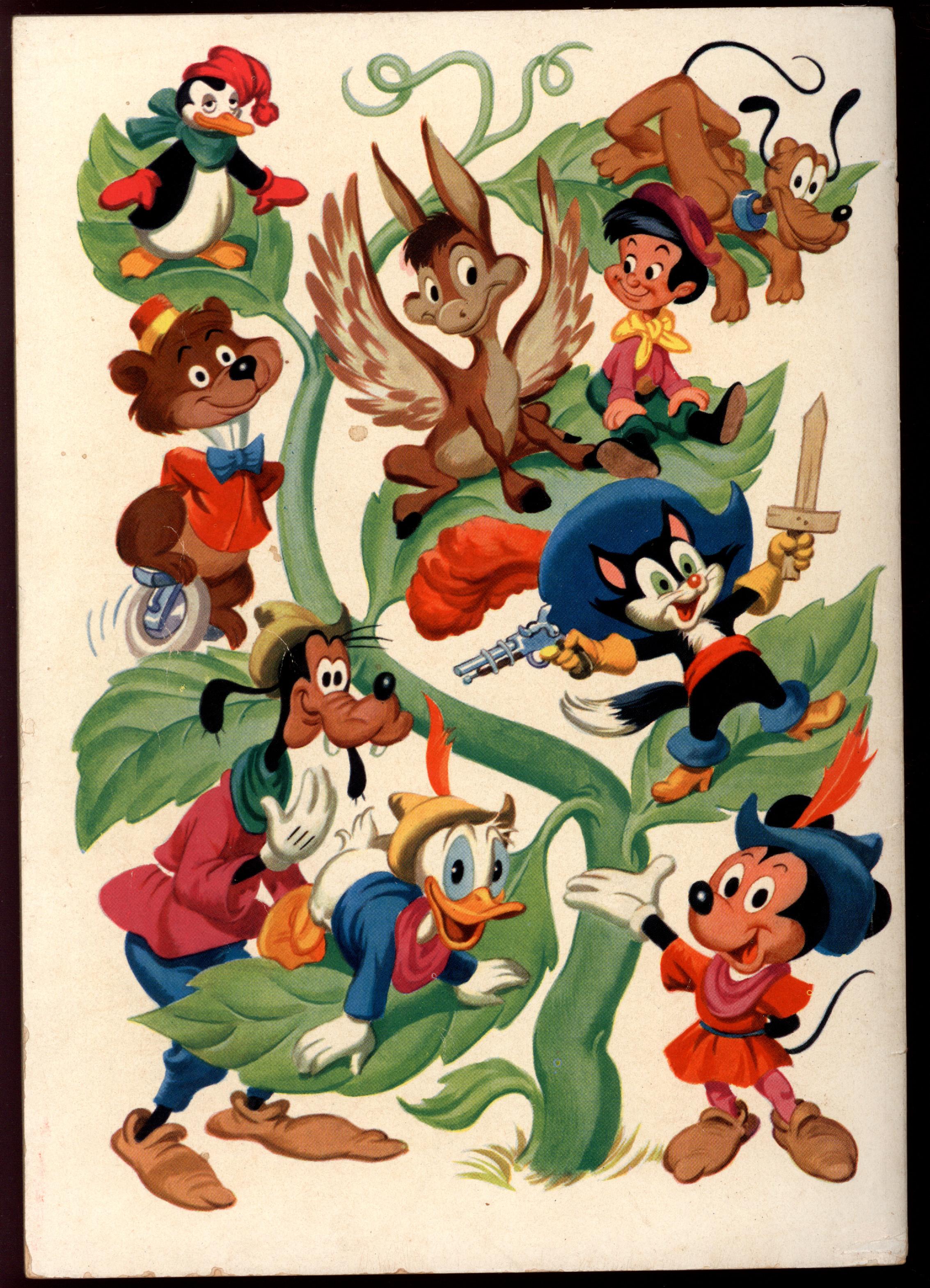 DELL GIANT COMICS: SILLY SYMPHONIES Back Cover