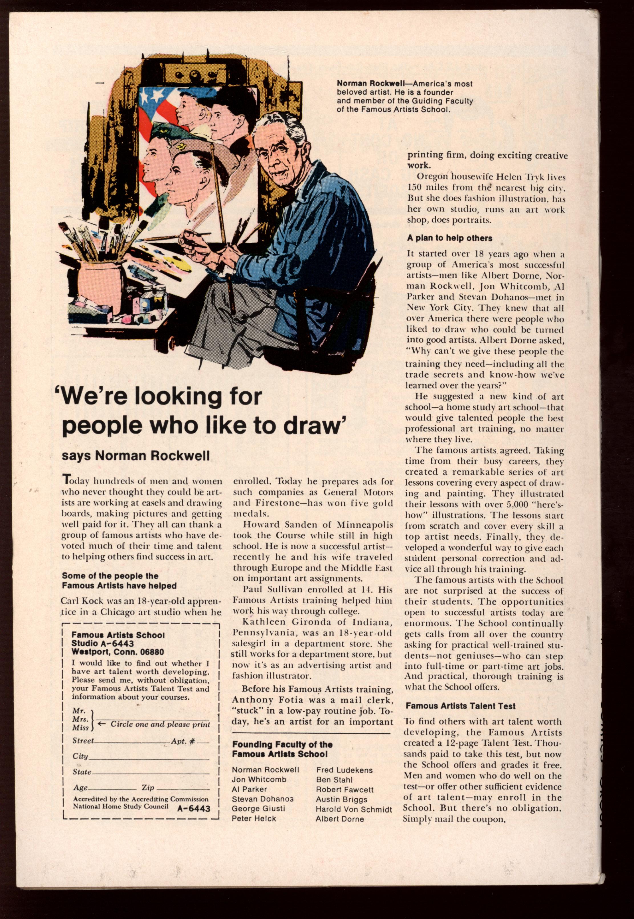 INCREDIBLE HULK ANNUAL Back Cover