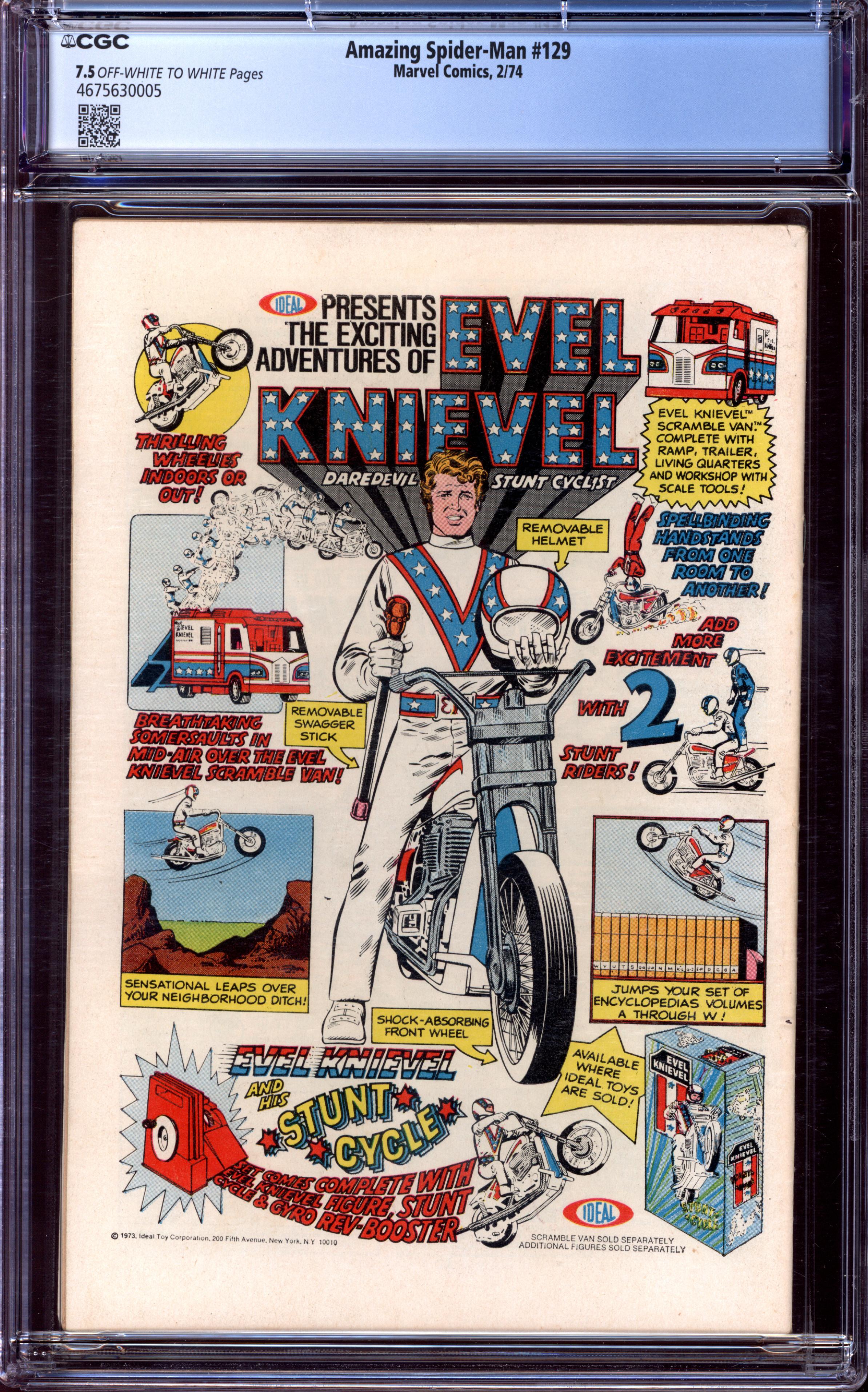 AMAZING SPIDER-MAN Back Cover