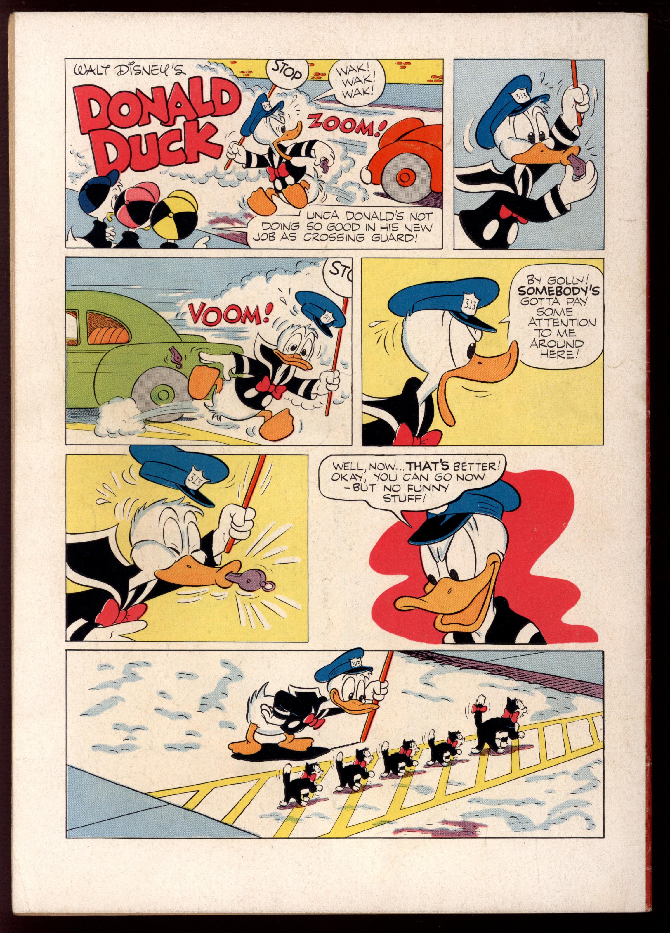 DONALD DUCK Back Cover