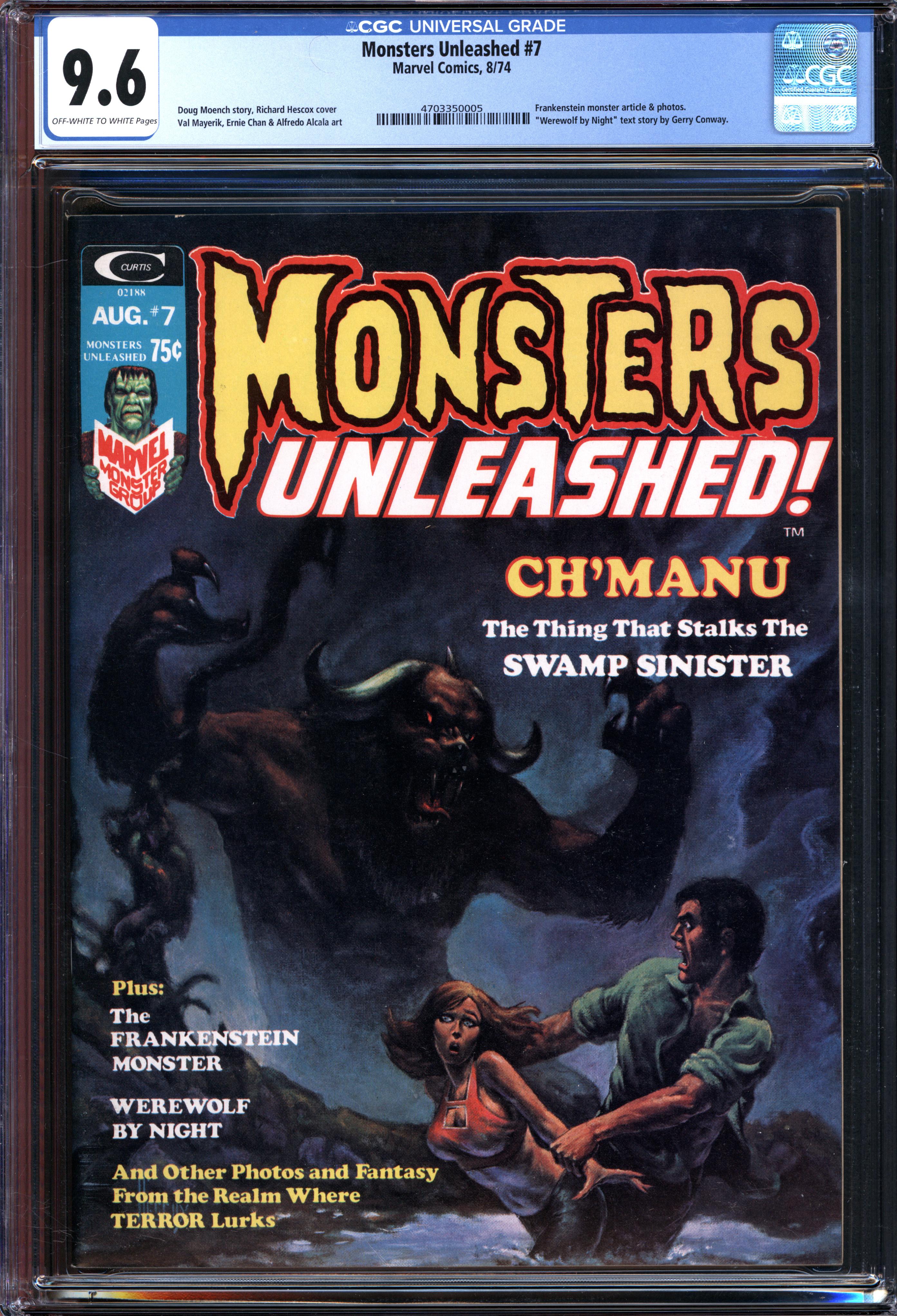 MONSTERS UNLEASHED Front Cover