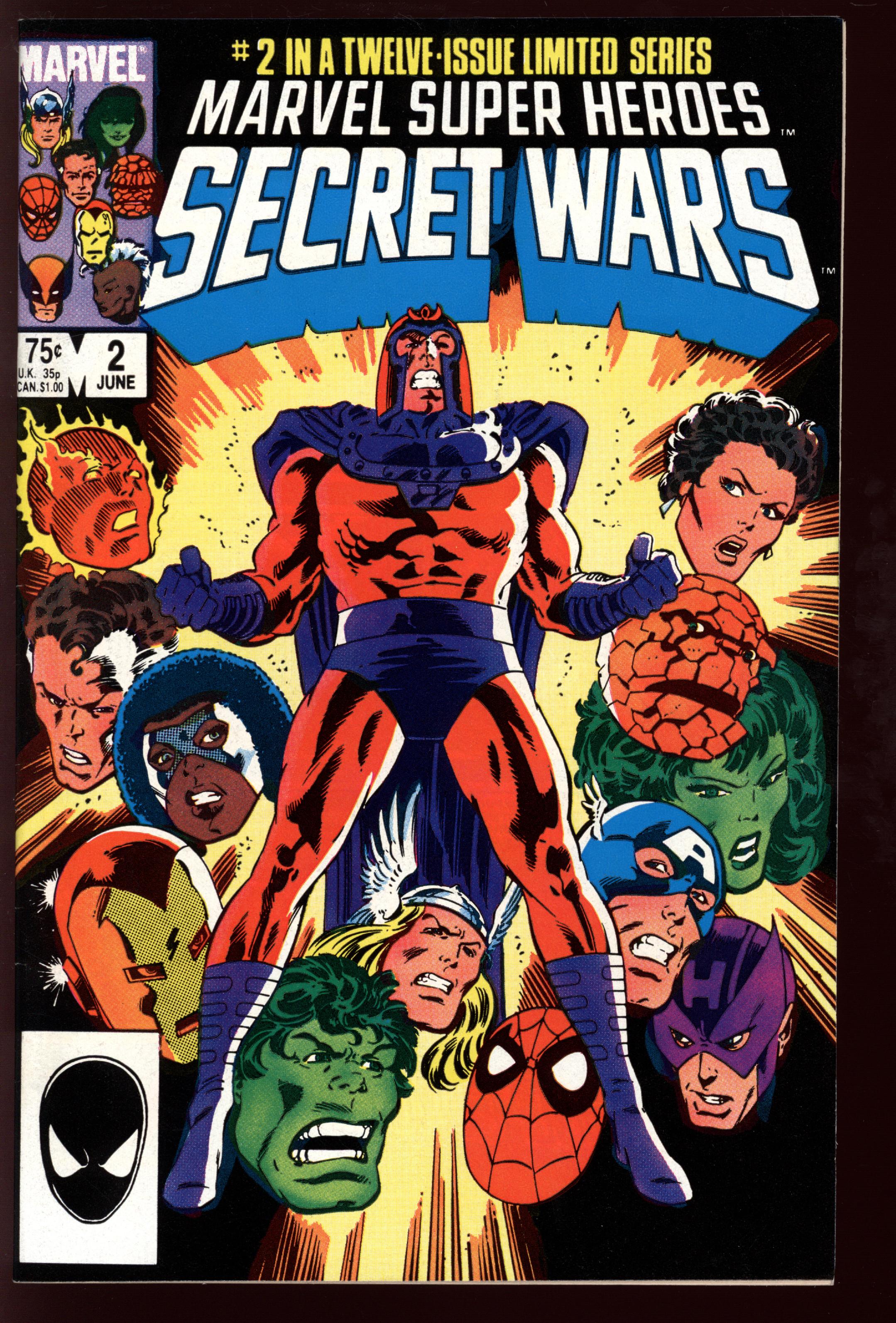 MARVEL SUPER HEROES SECRET WARS #2 9.2 | Reece's Rare Comics