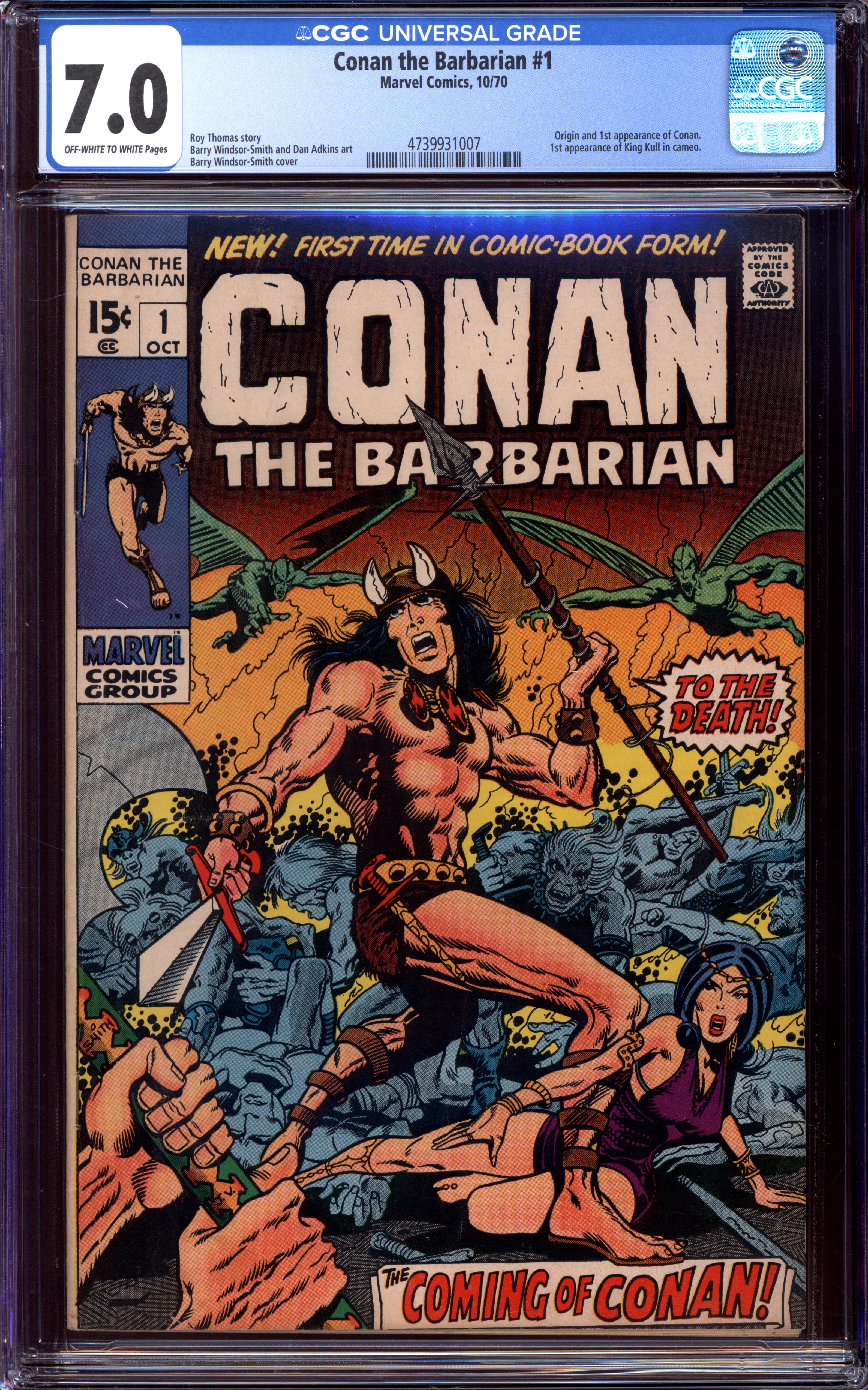 CONAN THE BARBARIAN Front Cover