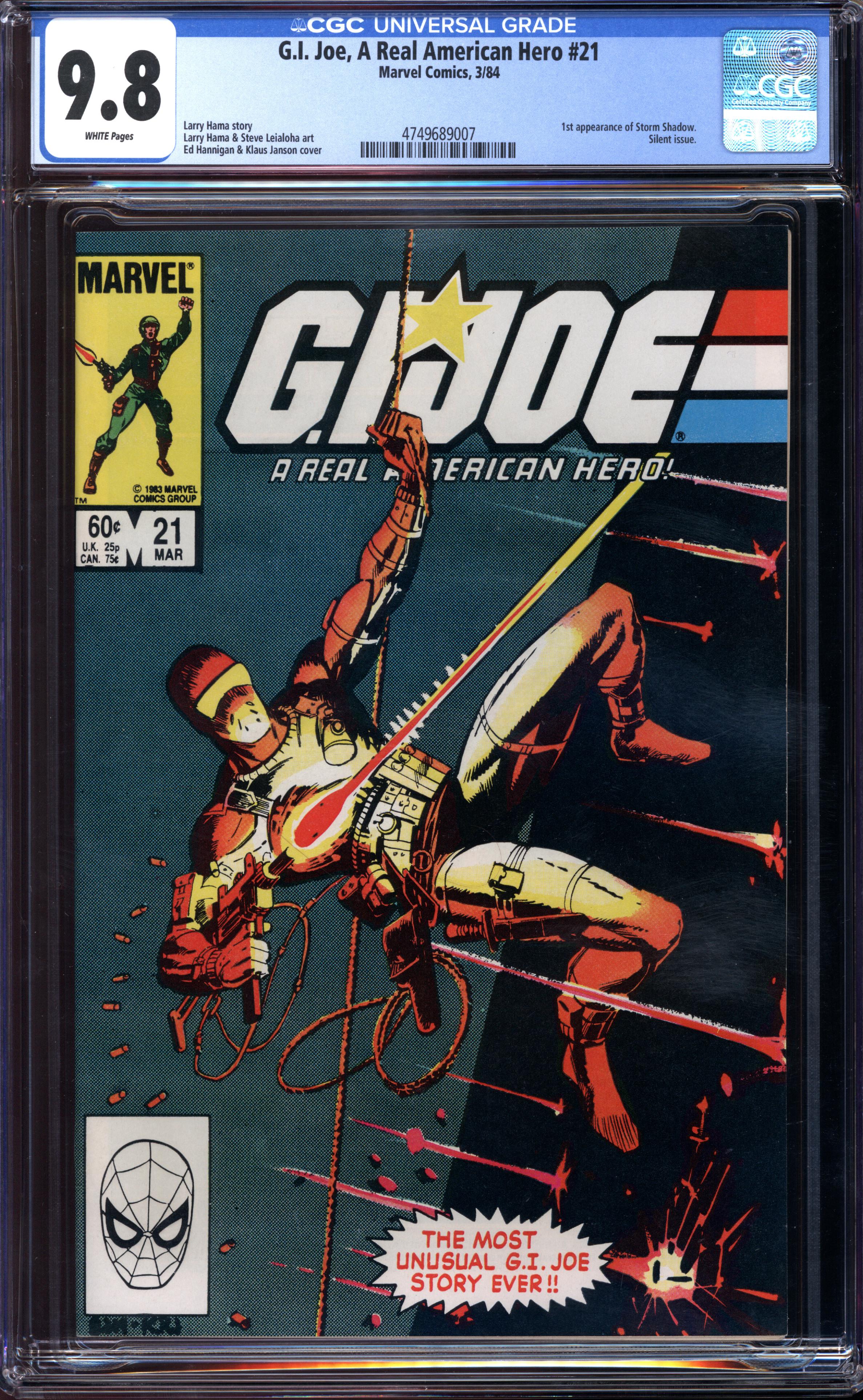 G.I. JOE, A REAL AMERICAN HERO Front Cover