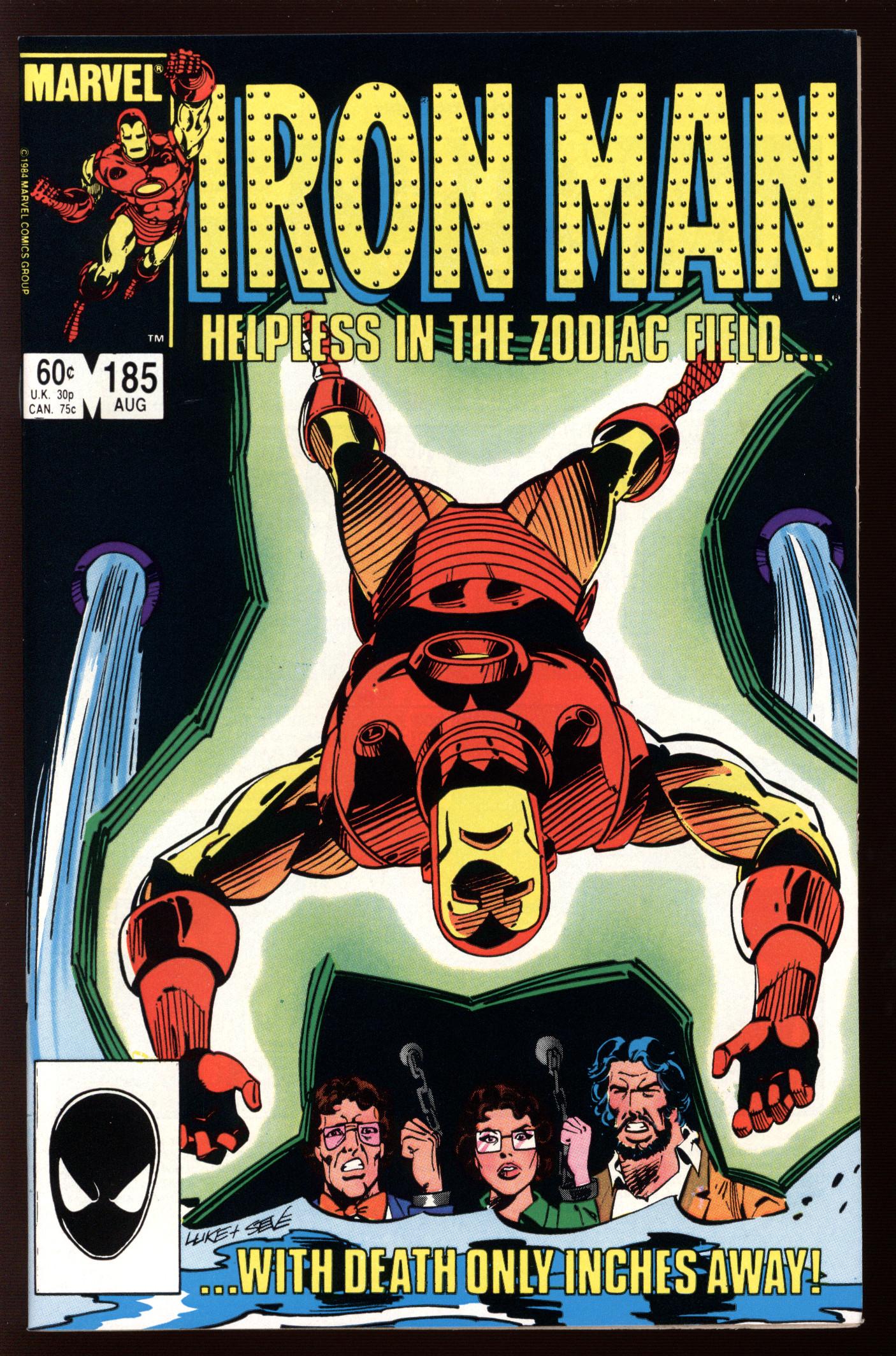 IRON MAN #185 9.4 Front Cover