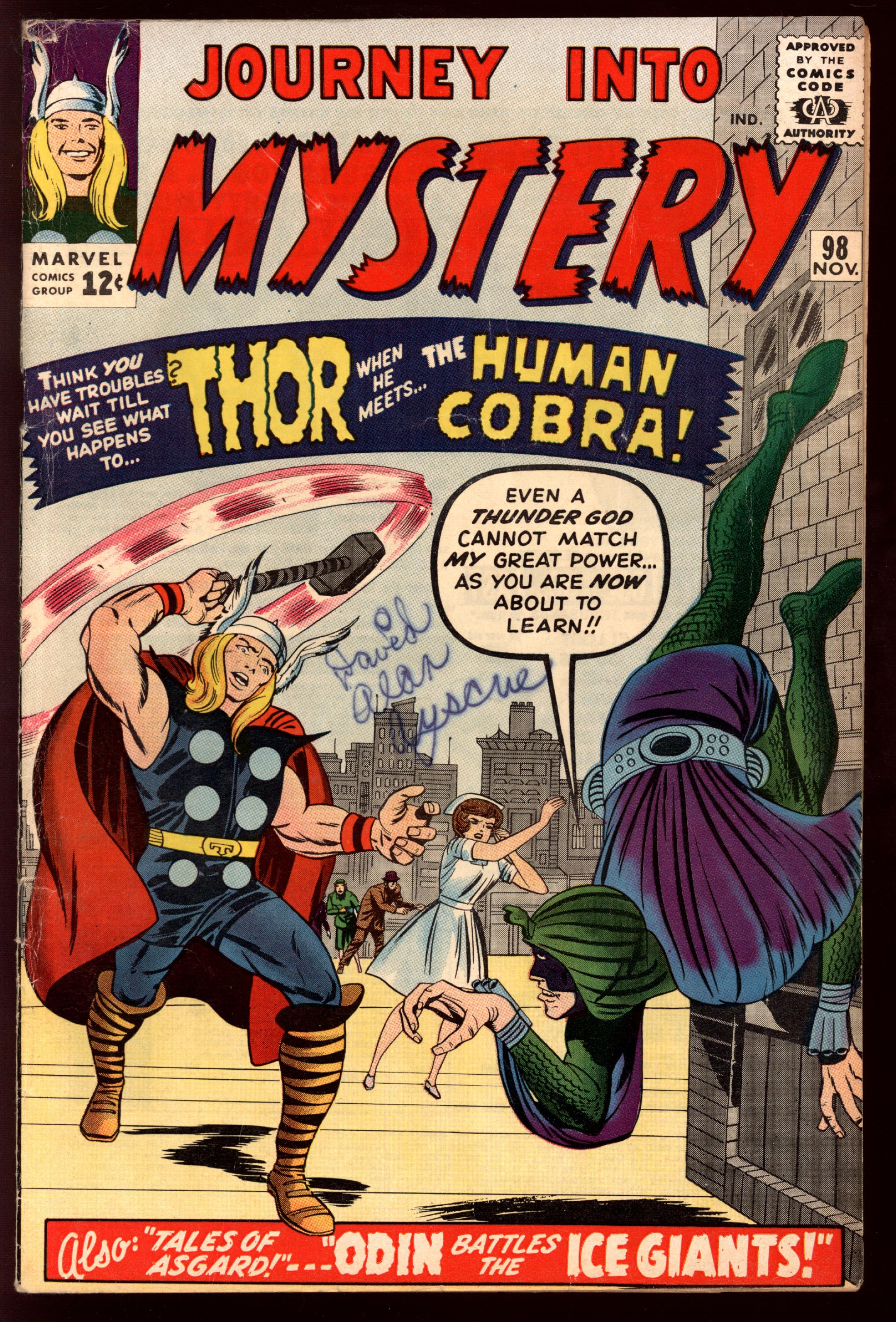 JOURNEY INTO MYSTERY Front Cover