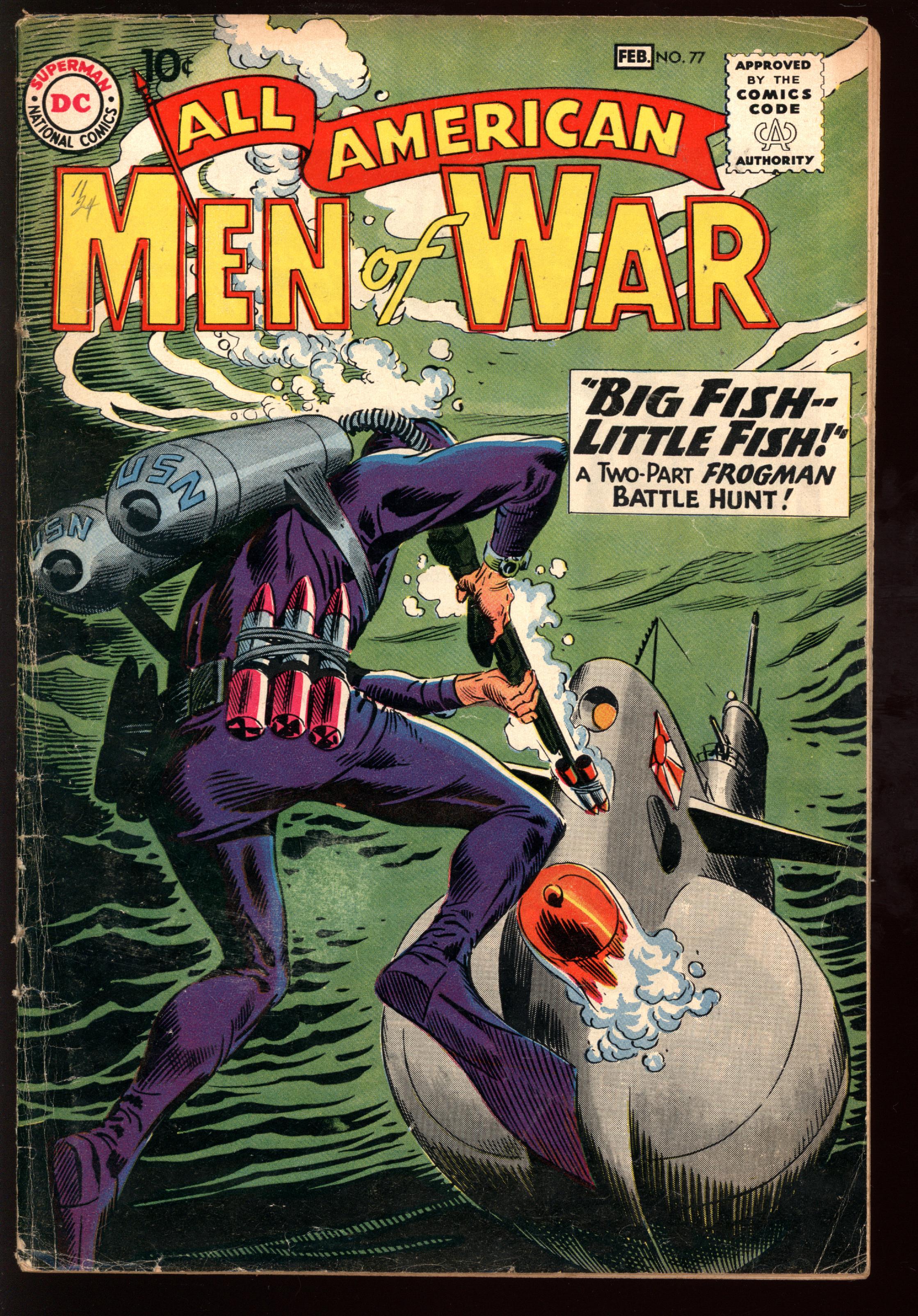 ALL AMERICAN MEN OF WAR Front Cover