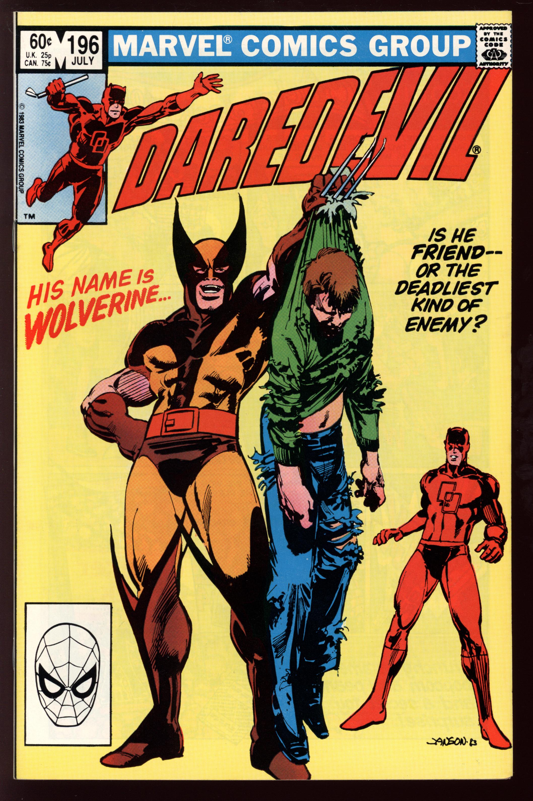 DAREDEVIL Front Cover
