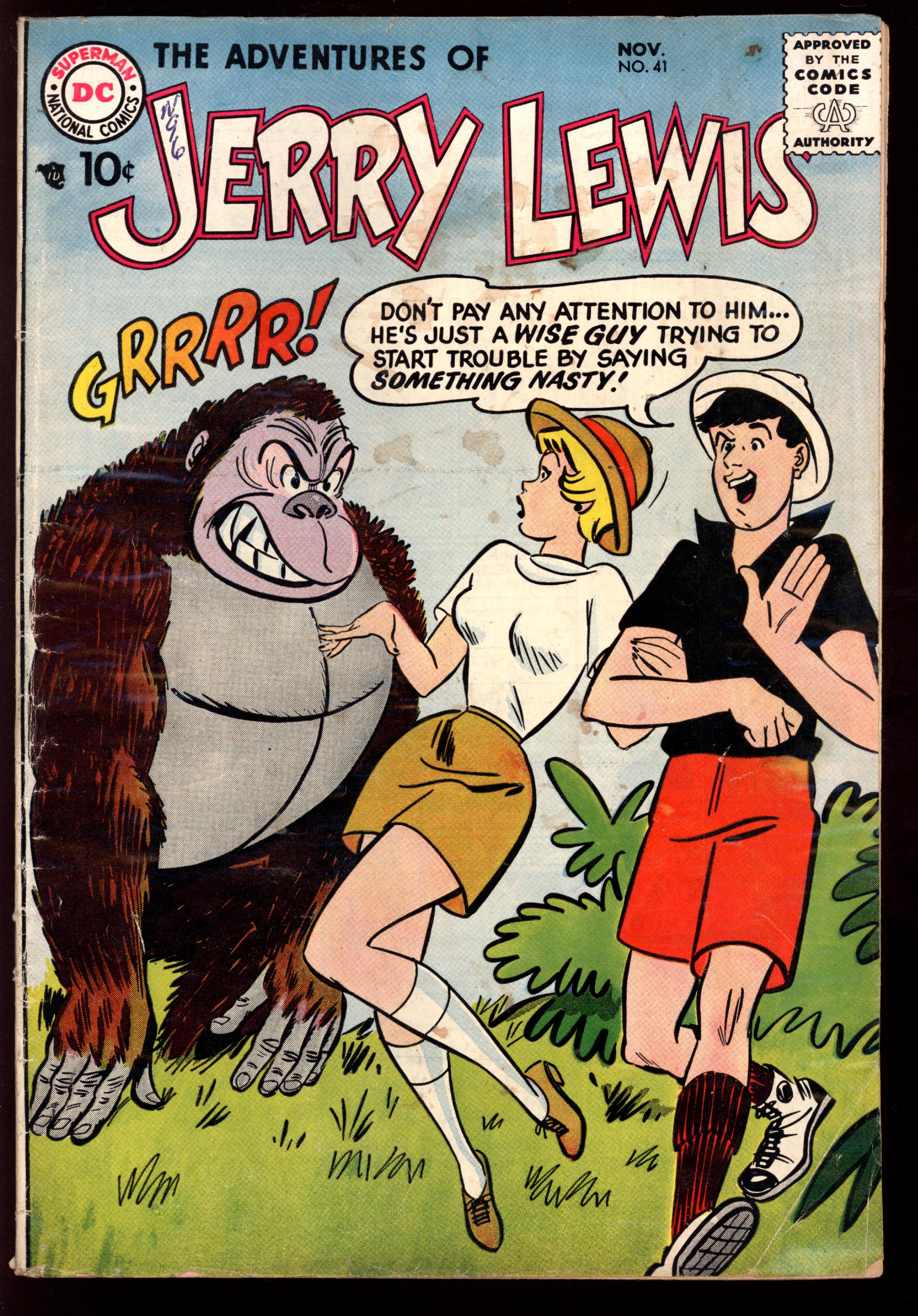 ADVENTURES OF JERRY LEWIS Front Cover