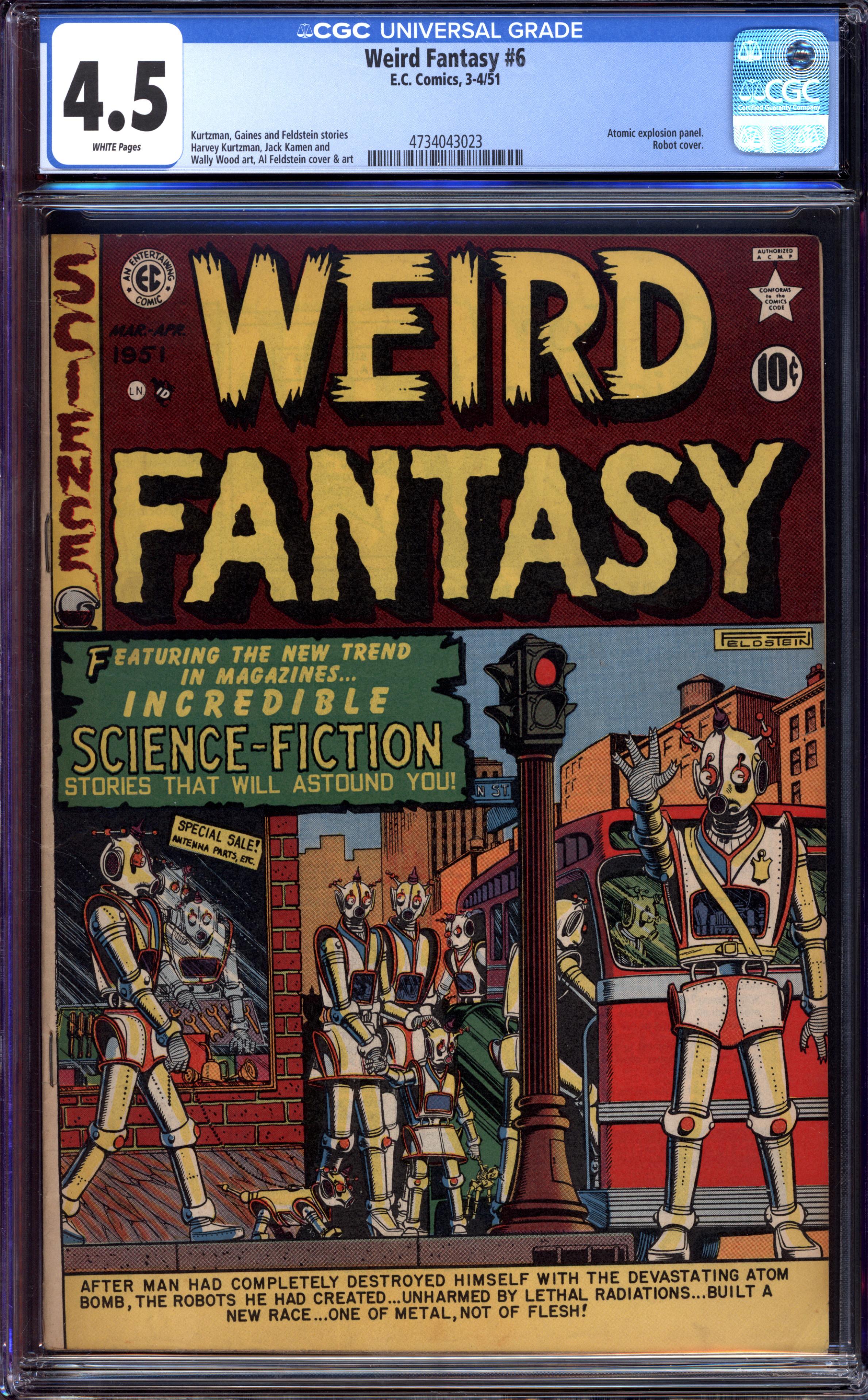 WEIRD FANTASY Front Cover