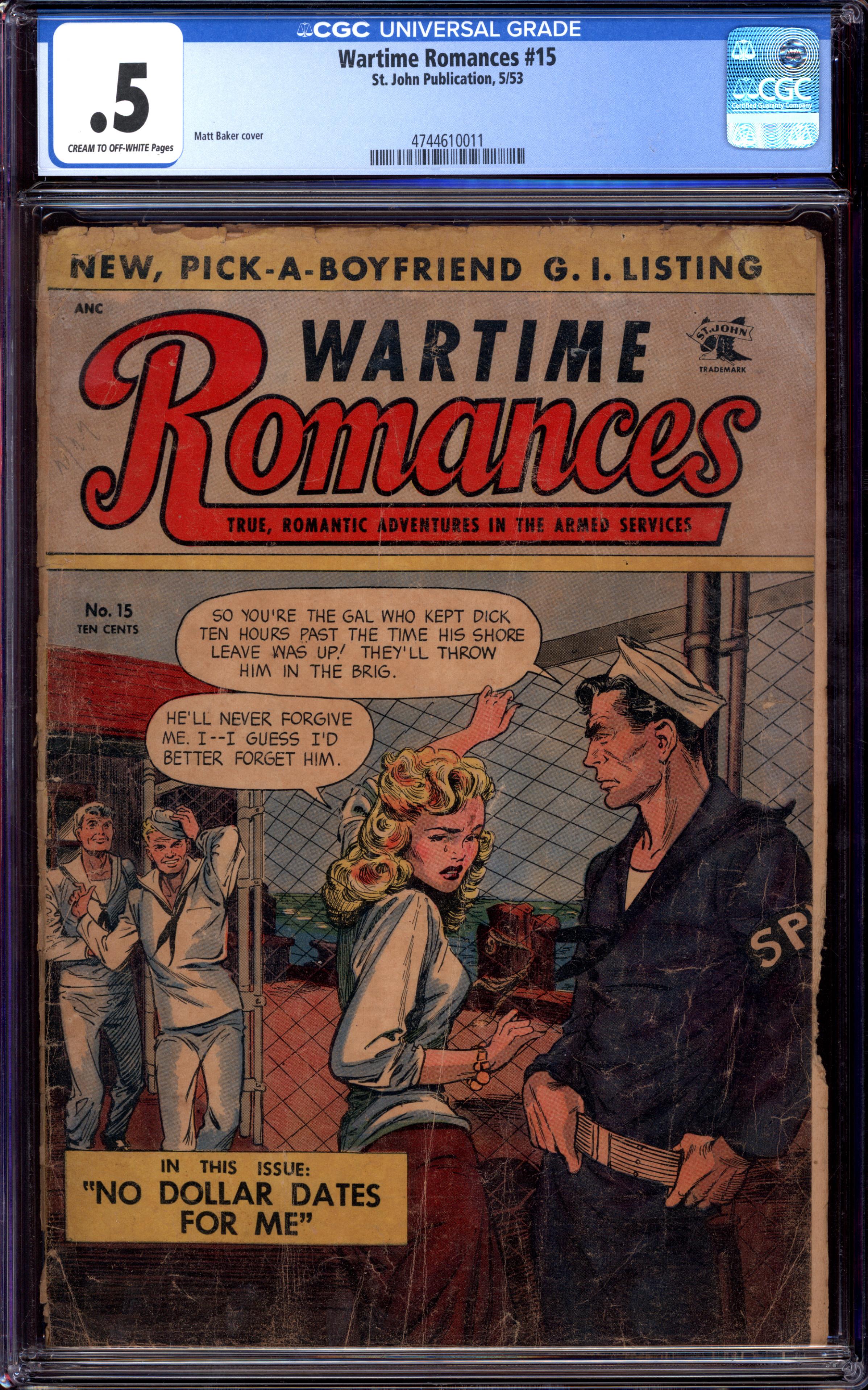 WARTIME ROMANCES Front Cover