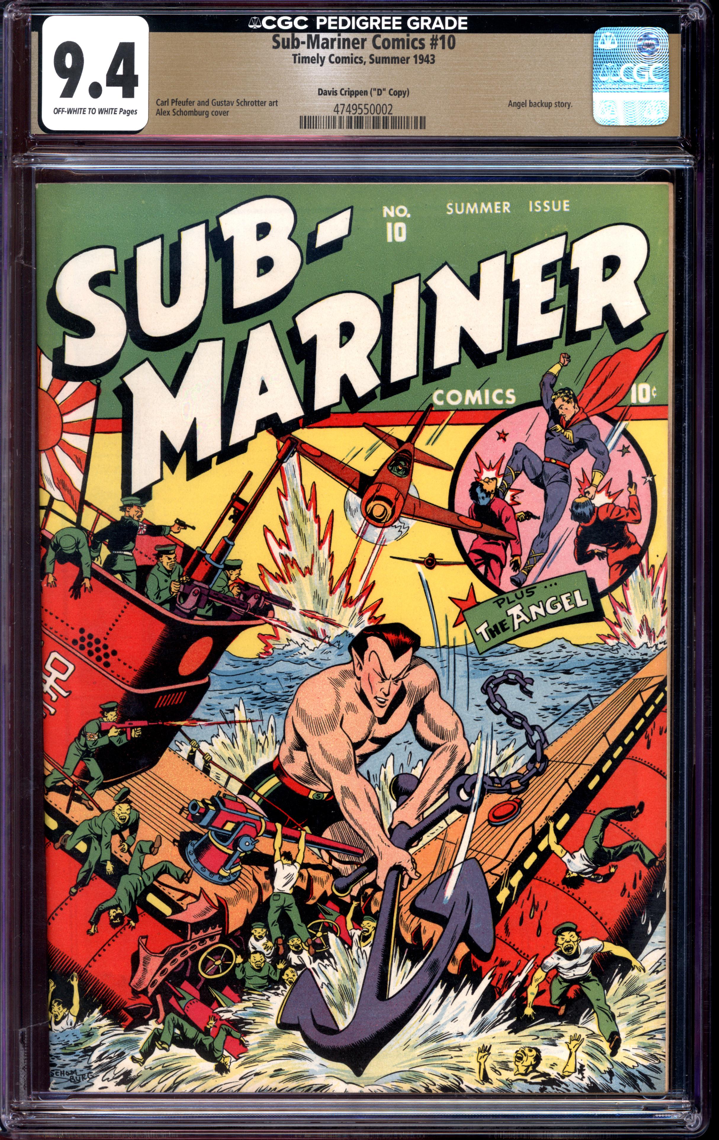 SUB-MARINER COMICS Front Cover