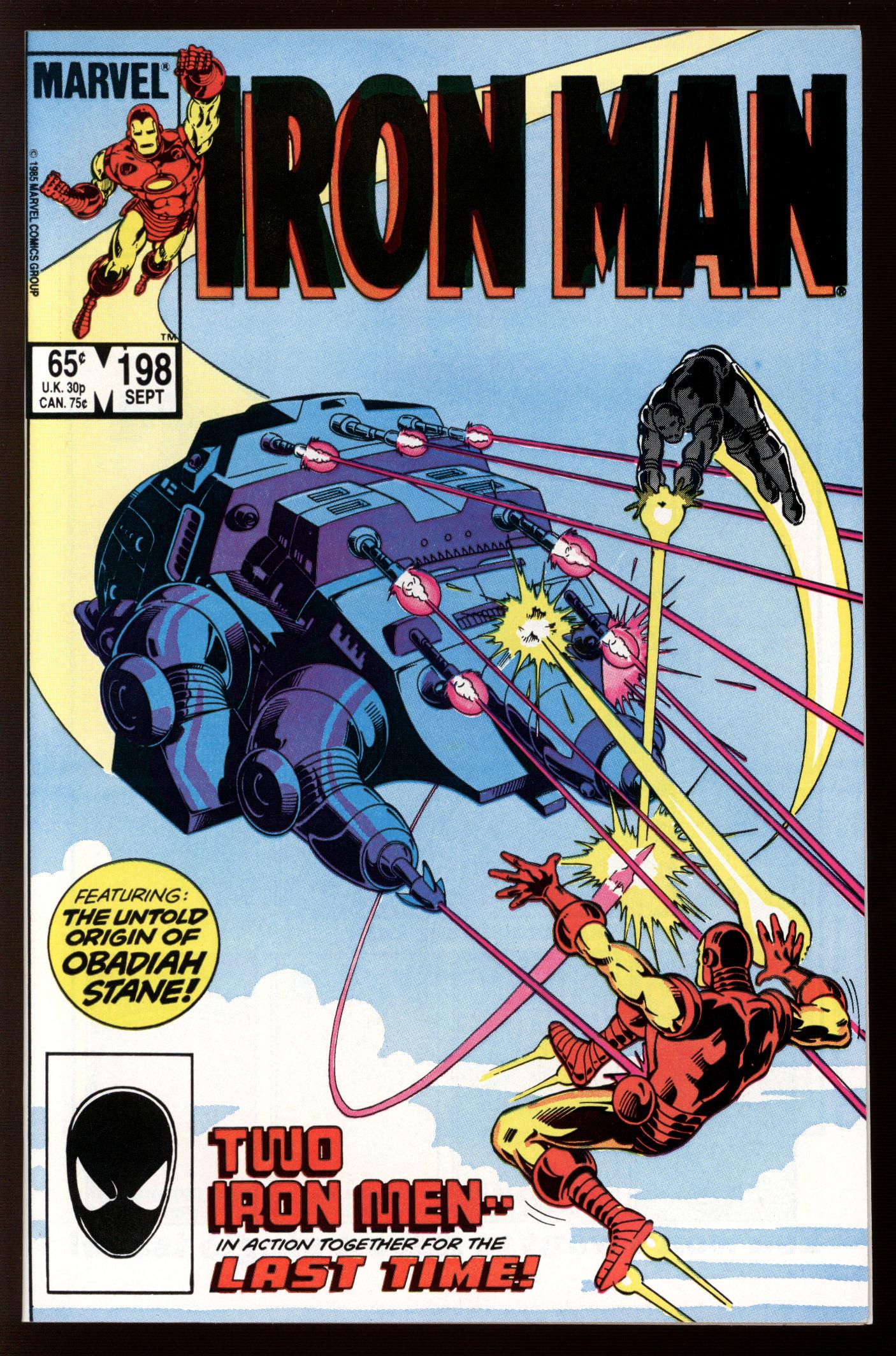 IRON MAN #198 9.6 Front Cover