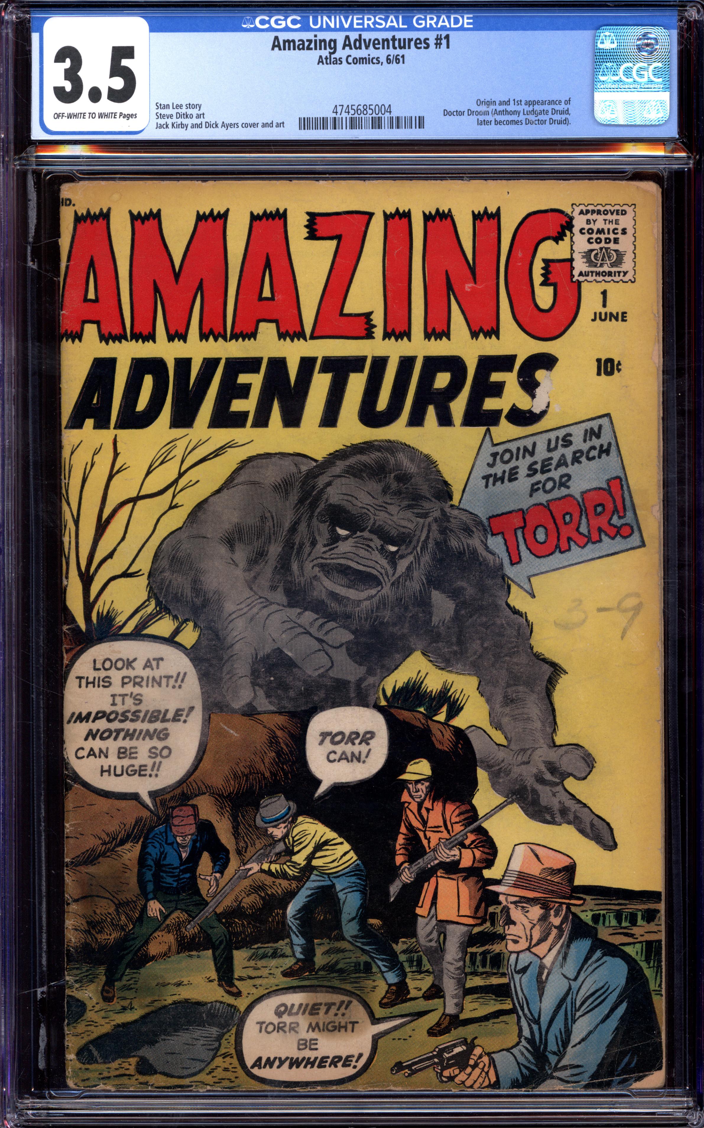 AMAZING ADVENTURES Front Cover