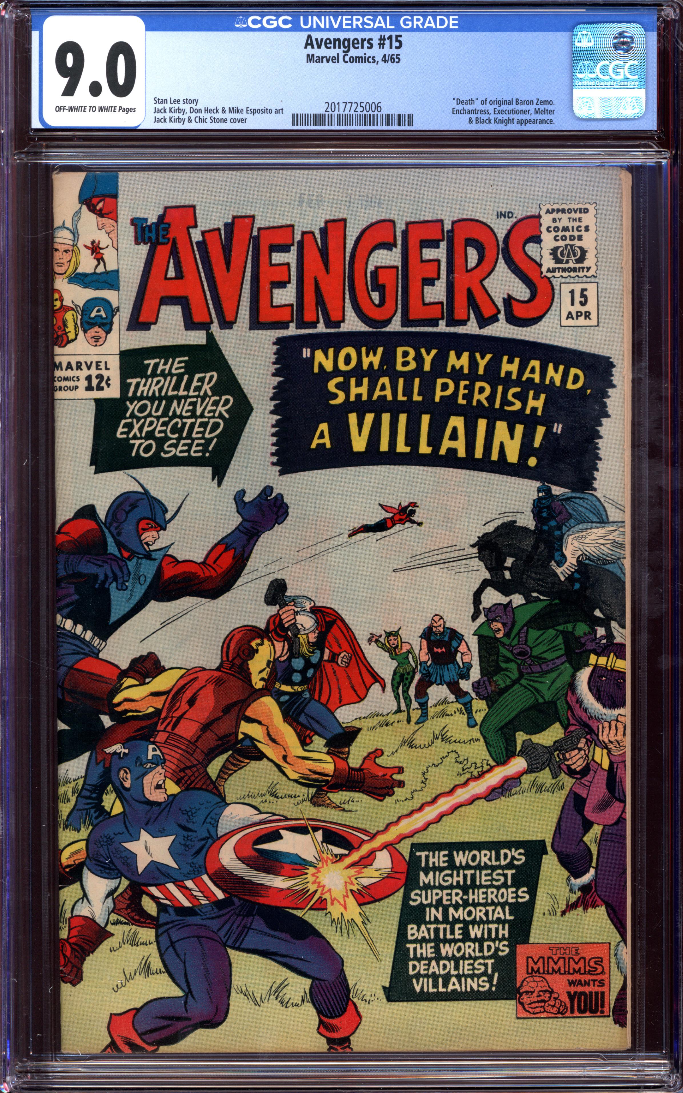 AVENGERS Front Cover