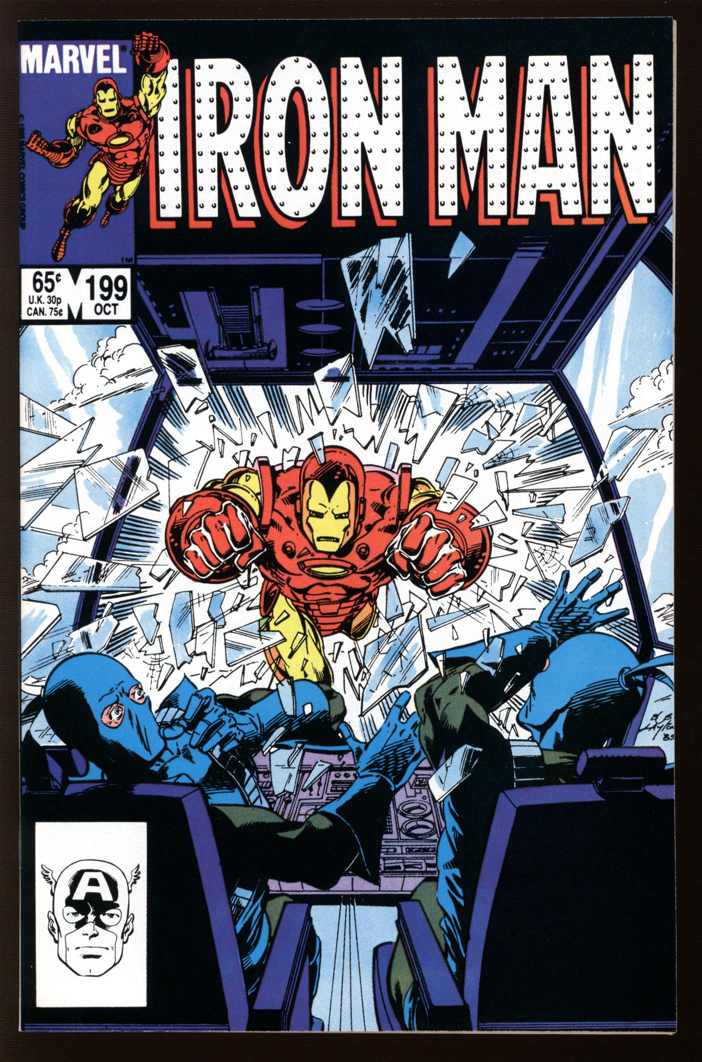 IRON MAN #199 9.6 Front Cover