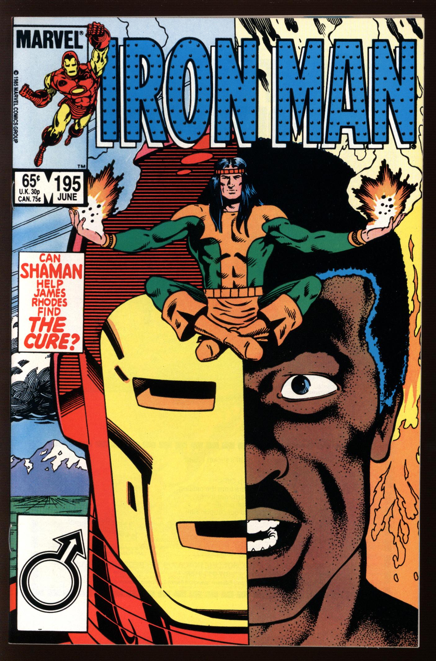 IRON MAN #195 9.6 Front Cover
