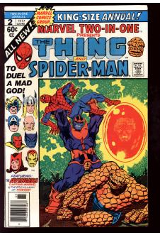 MARVEL TWO-IN-ONE ANNUAL #2 8.0 front cover