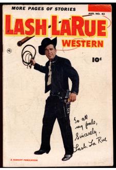 Cover of Lash LaRue Western #43