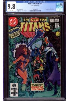 NEW TEEN TITANS #23 CGC 9.8 WHITE PAGES front cover