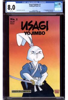 USAGI YOJIMBO #1 CGC 8.0 WHITE PAGES front cover