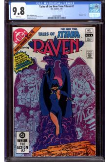 TALES OF THE NEW TEEN TITANS #2 CGC 9.8 WHITE PAGES front cover