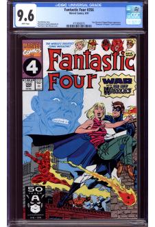 FANTASTIC FOUR #356 CGC 9.6 WHITE PAGES front cover