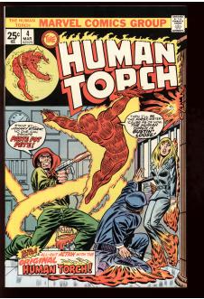 HUMAN TORCH #4 8.5 front cover