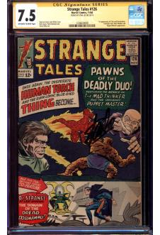 STRANGE TALES #126 CGC 7.5 OW/WH PAGES front cover