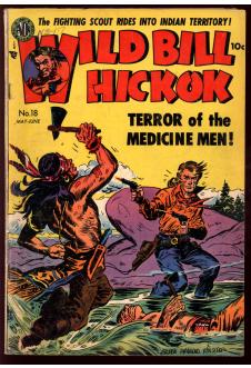WILD BILL HICKOK #18 4.5 front cover