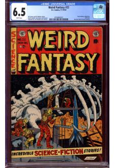 WEIRD FANTASY #22 CGC 6.5 WHITE PAGES front cover