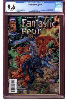 FANTASTIC FOUR #V2 #4 CGC 9.6 WHITE PAGES front cover