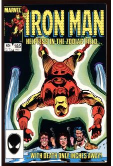 IRON MAN #185 9.4 front cover