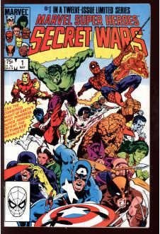 MARVEL SUPER HEROES SECRET WARS #1 7.0 front cover