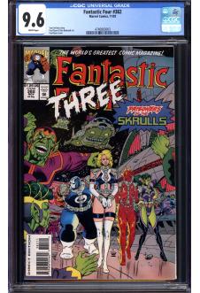 FANTASTIC FOUR #382 CGC 9.6 WHITE PAGES front cover