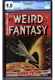 WEIRD FANTASY #10 CGC 9.0 WHITE PAGES front cover